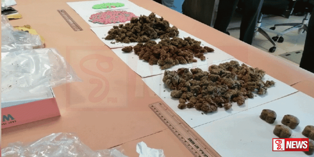 කුෂ් මත්ද්රව්ය තොගයක් සොයා ගැනේ