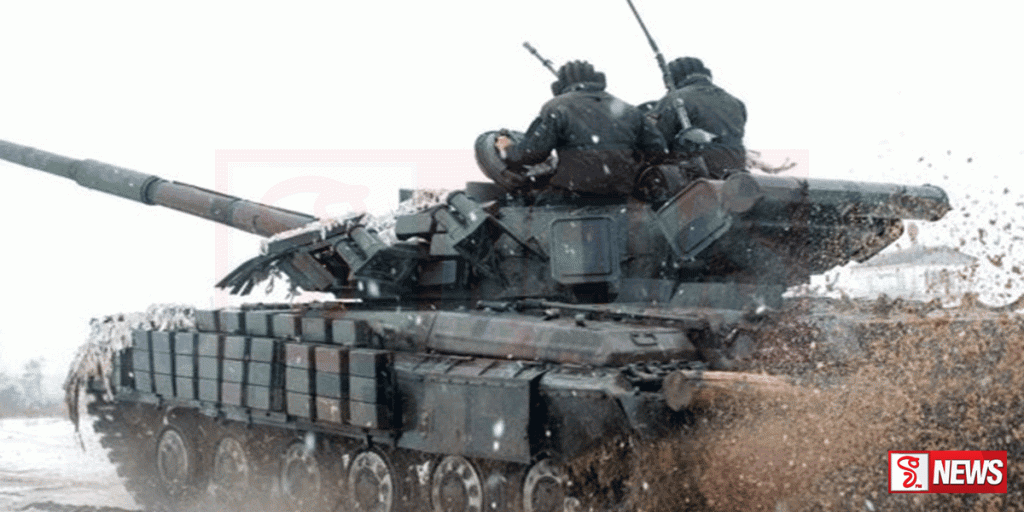 රුසියානු දේශසීමාවේ ගිනි ඇවිලෙයි