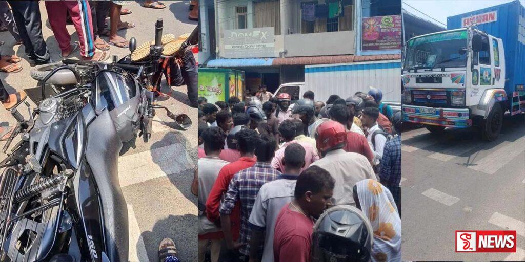 යාපනයේ සිදුවු අනතුරකින් පුද්ගලයෙකු මරුට