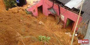 වළල්ලාවිට නිවසක් මතට පස් කන්දක් වැටී හානි