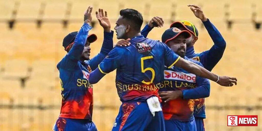 ශ්රී ලංකා කණ්ඩායම දිවයිනෙන් පිටත්ව යයි