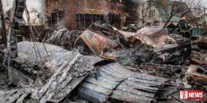 යුක්රේනයට රුසියා රොකට් ප්රහාරයක්