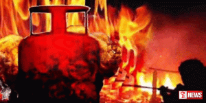 ගෑස් සිලින්ඩරයක් පුපුරයි. 6කට තුවාල