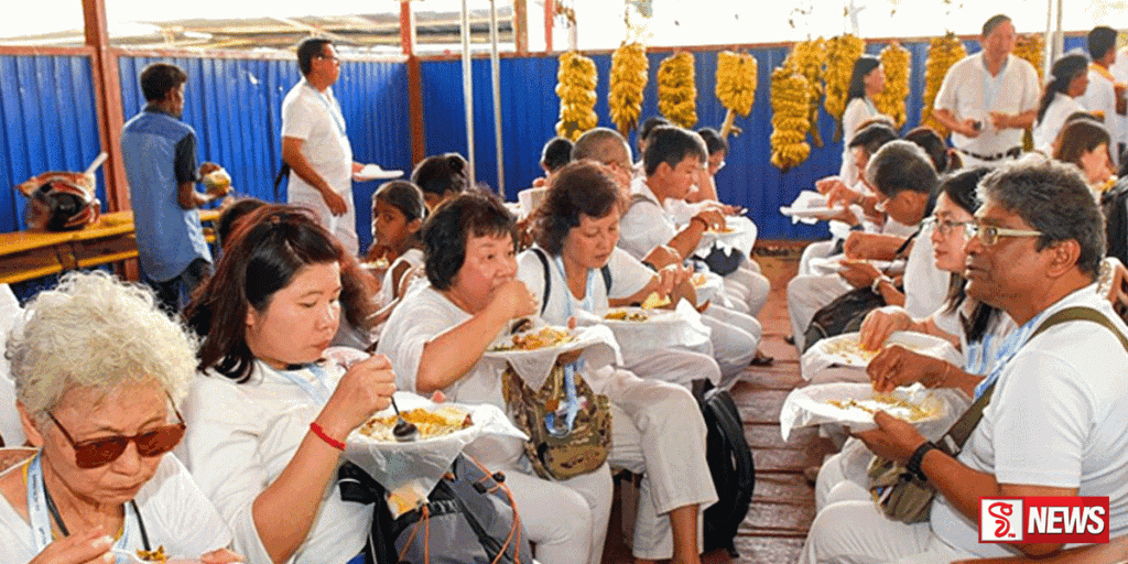 ඇමති අමරවීර දුන් දන්සලෙන් පිඟන් පන්සීයක් උස්සලා