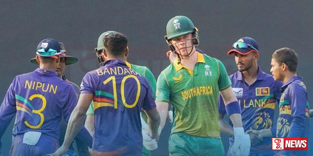 ශ්රී ලංකා A  කණ්ඩායම පරදා දකුණු අප්රිකා A  කණ්ඩායමට කඩුළු 4ක් ජයක්