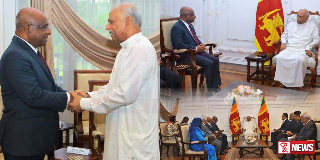 ශ්රී ලංකාවේ ආර්ථිකය ,අධ්යාපන හා සෞඛ්ය කෙෂ්ත්රවල ඉහළ ප්රමිතීන්ට මාලදිවයිනේ ප්රශංසාව