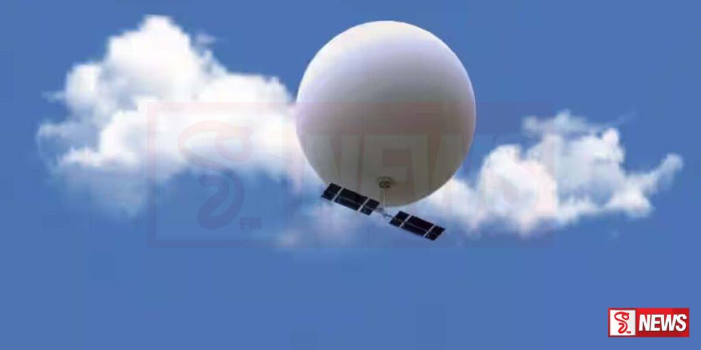 චීනයේ ඔත්තු බැලීමේ බැලූනය වෙඩි තබා බිම හෙලනවා