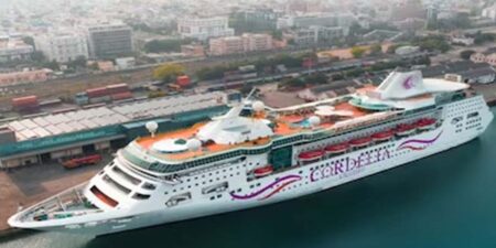 කෝඩේලියා කෲස් අද පස්වරුවේ චෙන්නායි වරායෙන් පිටත්වීමට නියමිතයි