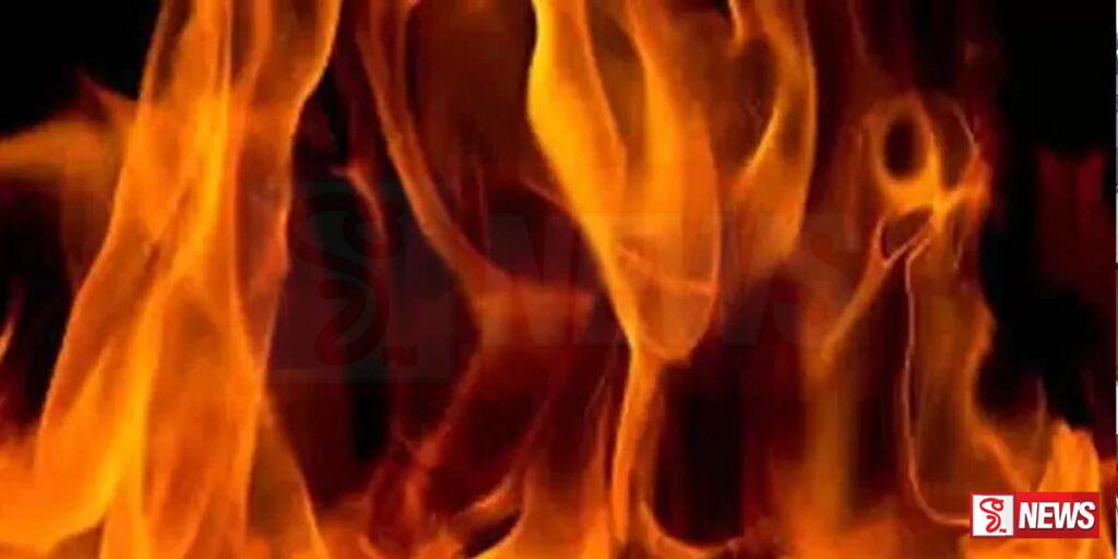 නවනගල ප්රදේශයේ කන්දක ඇති වූ ගින්න නිවා දැමේ