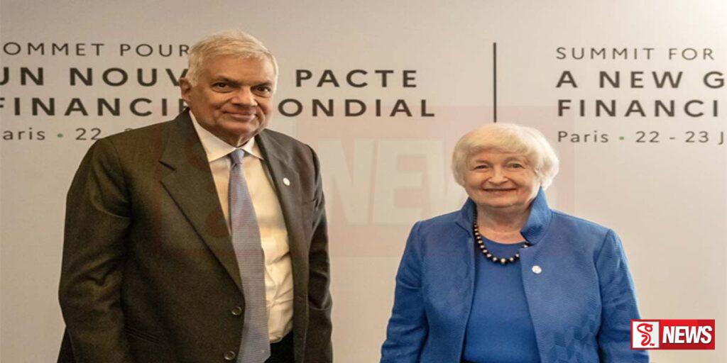 අමෙරිකානු භාණ්ඩාගාර ලේකම්ගෙන් ශ්රී ලංකාවට ප්රශංසා