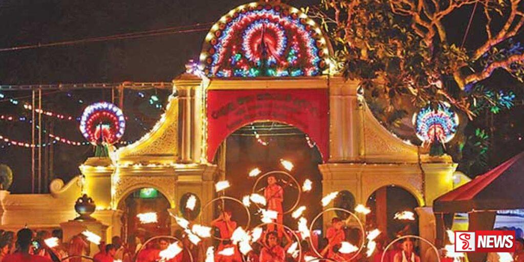 රුහුණු මහා කතරගම දේවාලයේ ඇසළ පෙරහැර හෙට සිට