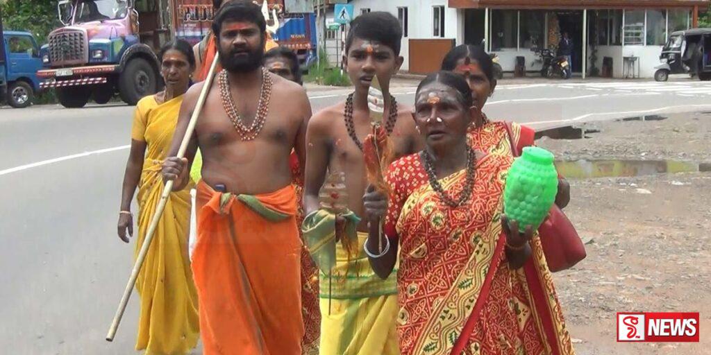 කතරගම ඇසළ පෙරහැරට වතුකරයෙන් සහභාගි වන පළමු කණ්ඩායම පාගමන ආරම්භ කරයි