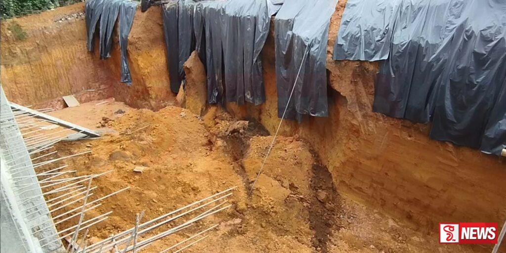 නුවරඑළියේ පස් කන්දක් කඩා වැටී පුද්ගලයින් දෙදෙනෙකු ජීවිතක්ෂයට
