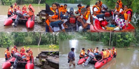 ගංවතුරෙන් පීඩාවට පත්වු ජනතාවට නාවික හමුදාවේ අඛණ්ඩ සහය