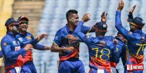 ඇමරිකාව පරදා ශ්රී ලංකාවට ලකුණු 198ක ජයක්