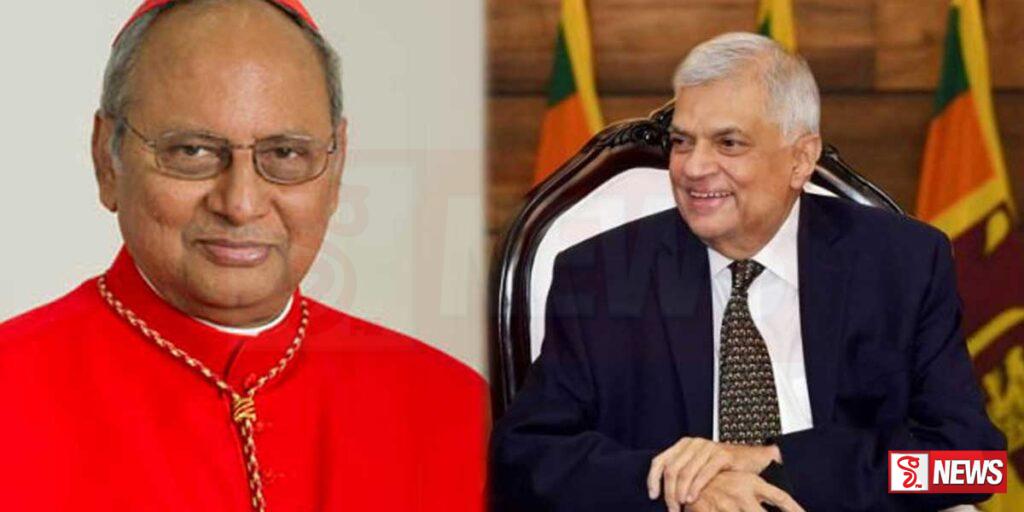 කාදිනල් හිමි ජනපතිට ලියයි