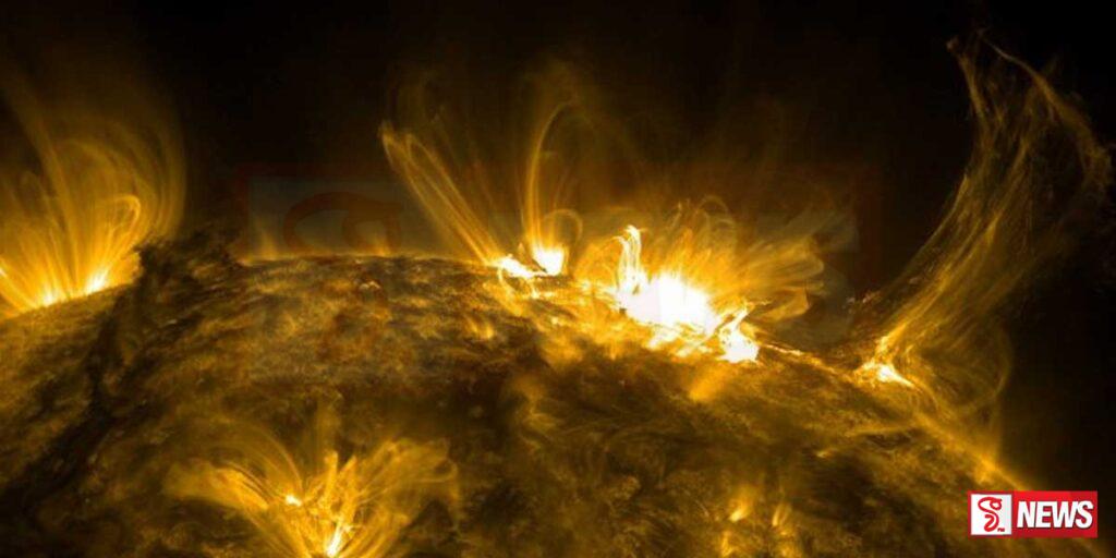 පෘථිවියට බලපෑම් ඇතිකරන සුර්ය කුණාටුවක් අද