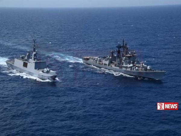 ඉන්දු – ප්රංශ නාවික හමුදා අතර සහයෝගිතා අභ්යාසයක්.