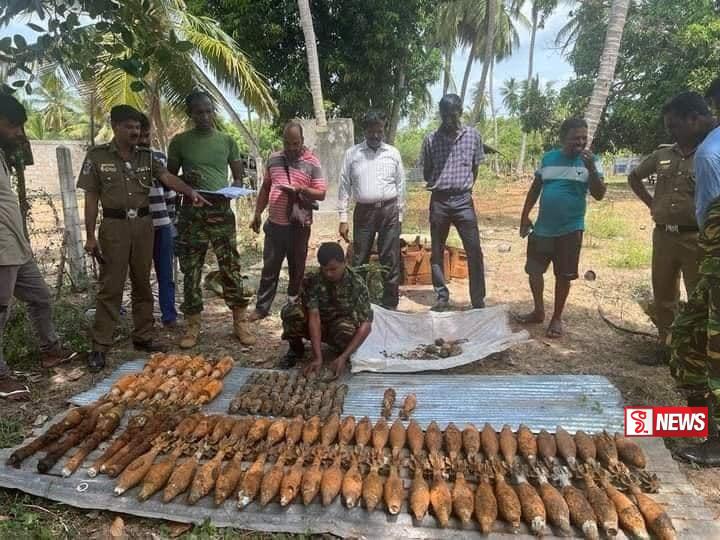 අලම්පිල් ප්රදේශයේ පුපුරණ ද්රව්ය තොගයක්