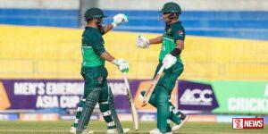 ආසියානු කුසලාන ශුරතාවය දිනා ගැනීමට පාකිස්තාන ඒ කණ්ඩායම සමත් වුණා