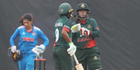 බංග්ලාදේශ කාන්තා කණ්ඩායම ජය ලබා ගනී