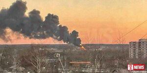 යුක්රේනයේ කියෙව් ප්රදේශයට ඩ්රෝන ප්රහාරයක්