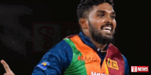 වනිදු හසරංගට දඩුවම් ලකුණක්