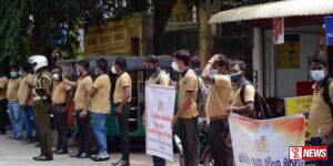 ඩෙංගු මර්දන සහායකයින් නිහඬ විරෝධතාවක්