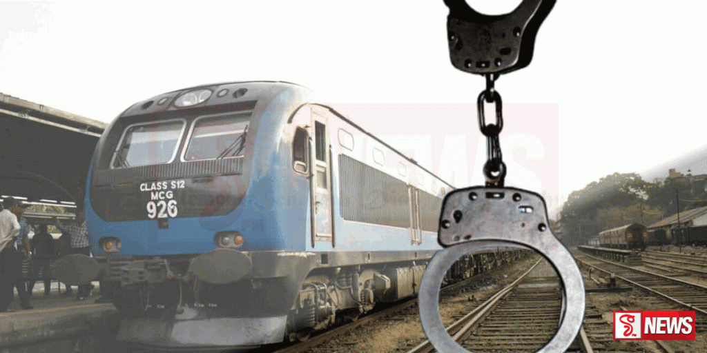 දුම්රිය මාර්ගවල ඇණ ගලවාගෙන යන පුද්ගලයින් අත්අඩංගුවට