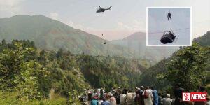 කේබල් අනතුරට මුහුණදුන් පාසල් සිසුන් ඇතුළු පිරිස දැඩි පරිශ්රමයකින් බේරාගනී