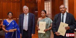 නව ජනාධිපති නීතිඥවරුන් තිදෙනෙකු ජනපති අතින් පත්වීම් ලබා ගනී