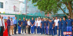 ශ්රී ලංකා ක්රිකට් කණ්ඩායමේ ක්රීඩකයින් රිජ්වේ ආර්යා ළමා රෝහලට