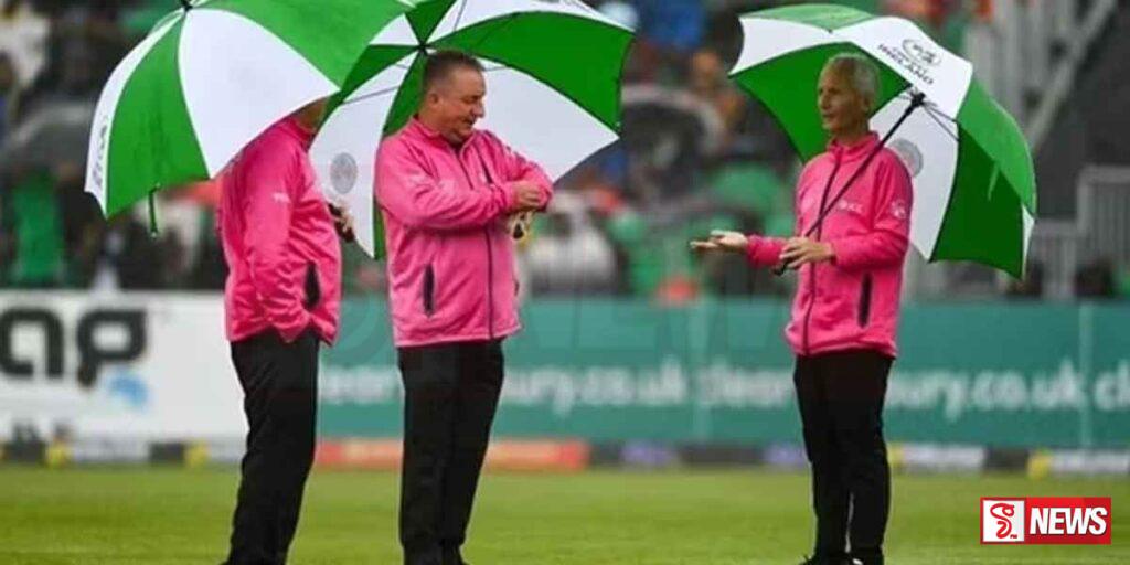 ඉන්දීය හා අයර්ලන්ත කණ්ඩායමෙහි තුන්වන හා අවසන් එක්දින තරගයට වර්ෂාවෙන් බාධා