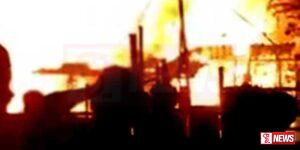 හෝමාගම කර්මාන්තපුරයේ රසායනික ගබඩාවක ගින්නක්