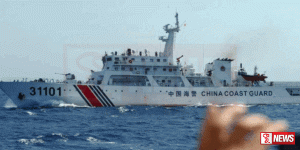 දකුණු චීන මුහුදේ ඒකාබද්ධ නාවික අභ්යාසයක්