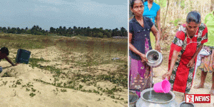 වියළි කාලගුණික තත්ත්වය නිසා පානීය ජල ගැටලුව