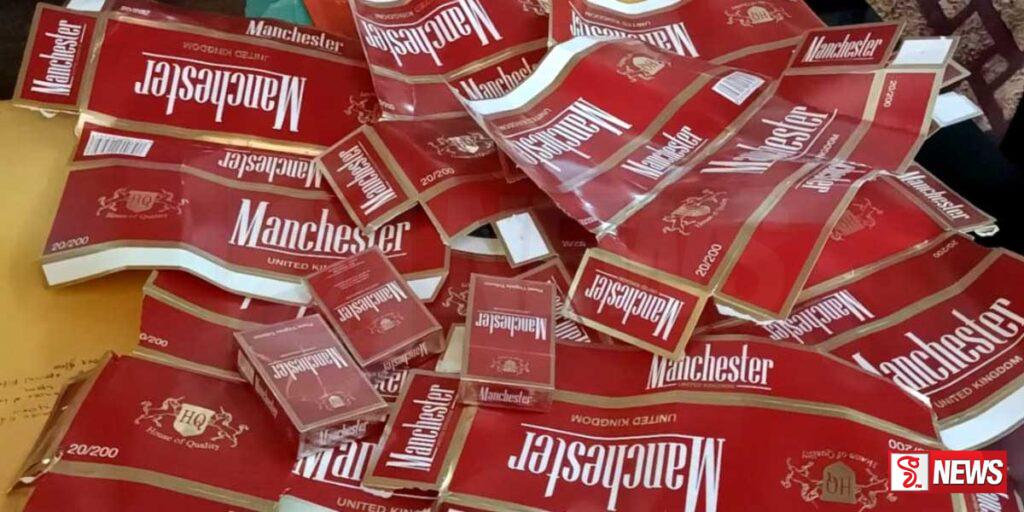 විදේශීය දුම්වැටි තොගයක් අත්අඩංගුවට