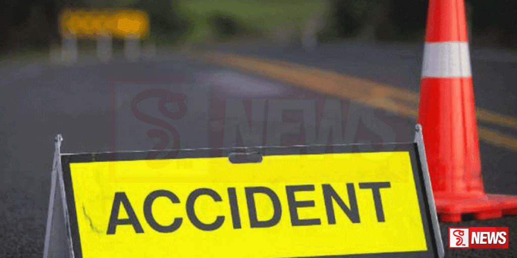 බස් රථයක් සහ ලොරි රථයක් එකිනෙක ගැටෙයි