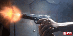 බම්බලපිටිය මුහුදු මාවතේ දී මෝටර් රථයකට වෙඩිතැබීමක්