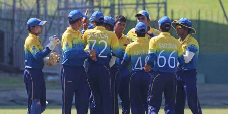 කොදෙව් යොවුන් කණ්ඩායමට එරෙහිව පැවති පළමු එක්දින ක්රිකට් තරගයේ ජය ශ්රී ලංකාවට