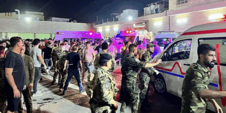 ඉරාකයේ ගින්නකින් පුද්ගලයන් 100 ක් මරුට