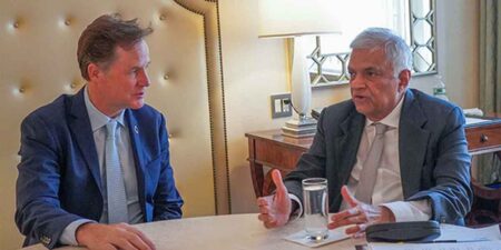 ජනපති සහ මෙටා සමාගමේ ප්රධානියෙකු අතර හමුවක්