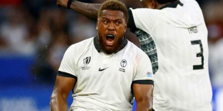 2023 රග්බි ලෝක කුසලාන තරගාවලියේ එංගලන්ත හා ෆීජී කණ්ඩායම ජය වාර්තා කරයි