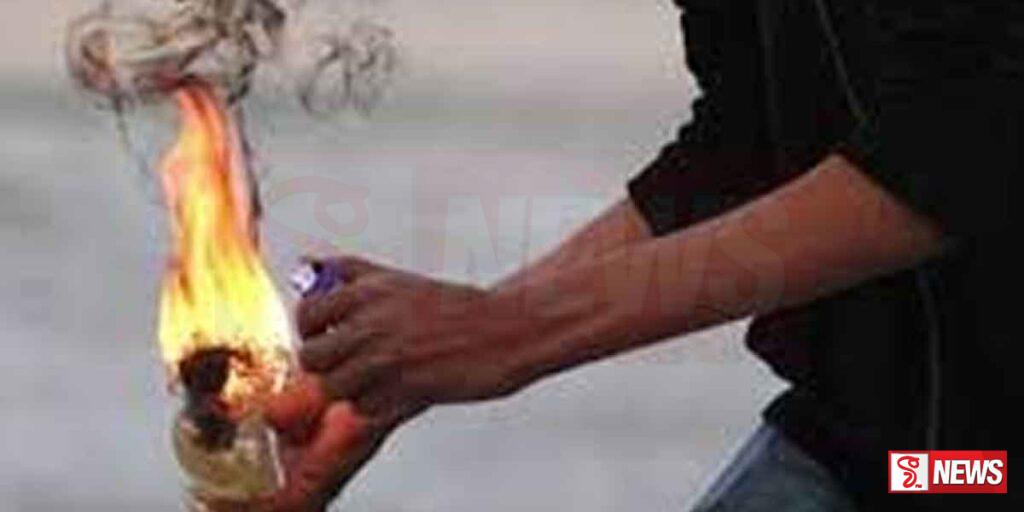 නිවසකට ඇතුළුවී පෙට්රල් බෝම්බ ප්රහාරයක් එල්ල කළ අය කොටු