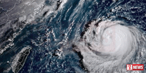 නැගෙනහිර තායිවානයට සුළි කුණාටුවක අවධානමක්