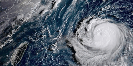 සාඕලා සුළි කුණාටුව චීනයට