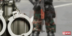 හමුදා සෙබළෙකු ටී 56 ක් සමග පලා යමින් සිටිය දී අත්අඩංගුවට