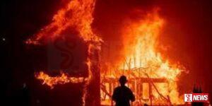 ගොඩනැගිල්ලක හටගත් ගින්නකින් පුද්ගලයන් 74ක් ජීවිතක්ෂයට