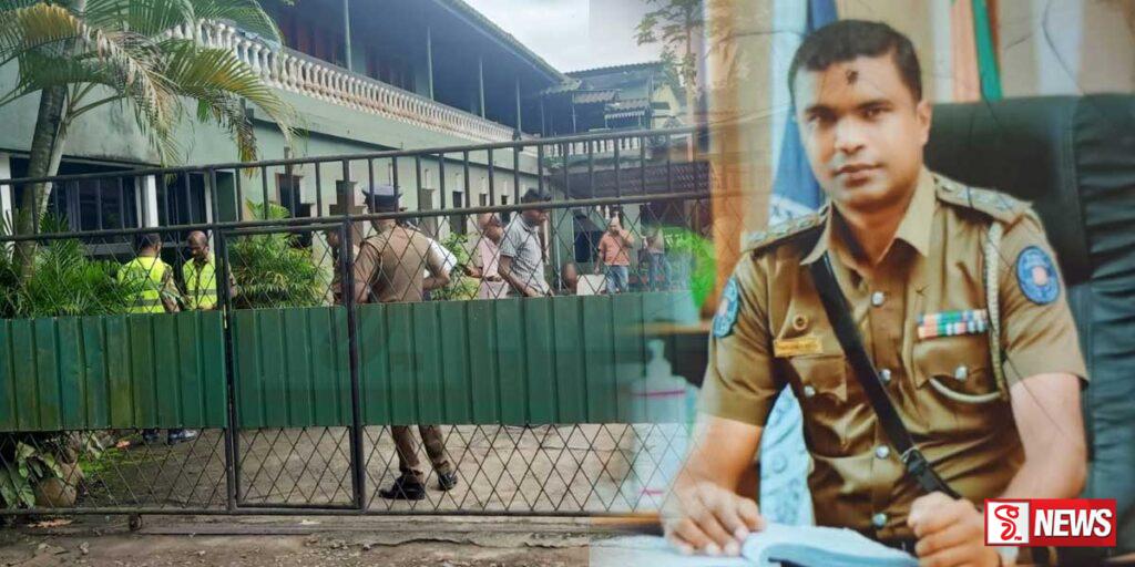 ඇහැළියගොඩ OIC වෙඩි වැදී මරුට