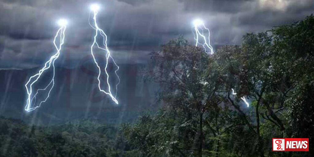 අදත් ගිගුරුම් සහිත තද වැසි